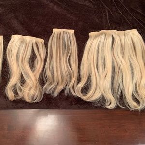 Platinum Blonde 18in Hair Extensions - Remy hair